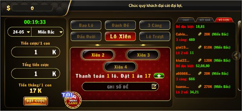 Bí kíp đánh lô đề 1 ăn 900 vét sạch tiền thưởng của X8 Club
