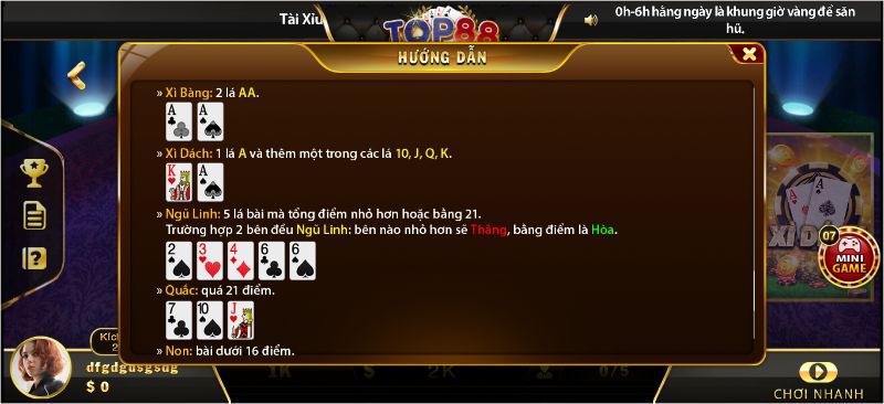 Đừng quên mang theo các kinh nghiệm chơi Xì Dách cược đâu thắng đó tại Top88