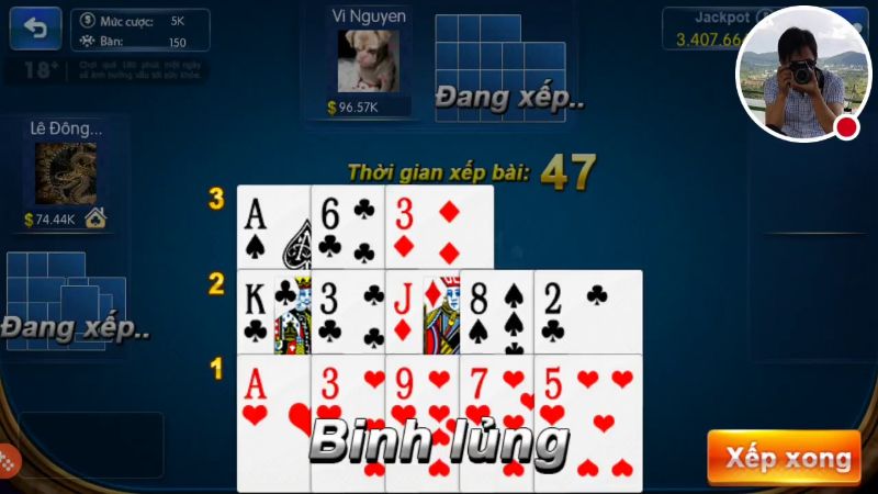 Binh lủng trong trò chơi Mậu Binh