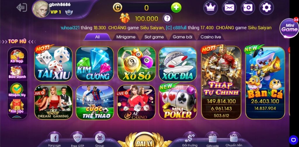Sự kiện săn kim cương đổi thưởng Choáng Club