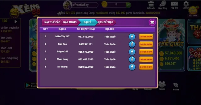 Nạp/rút dễ dàng hơn